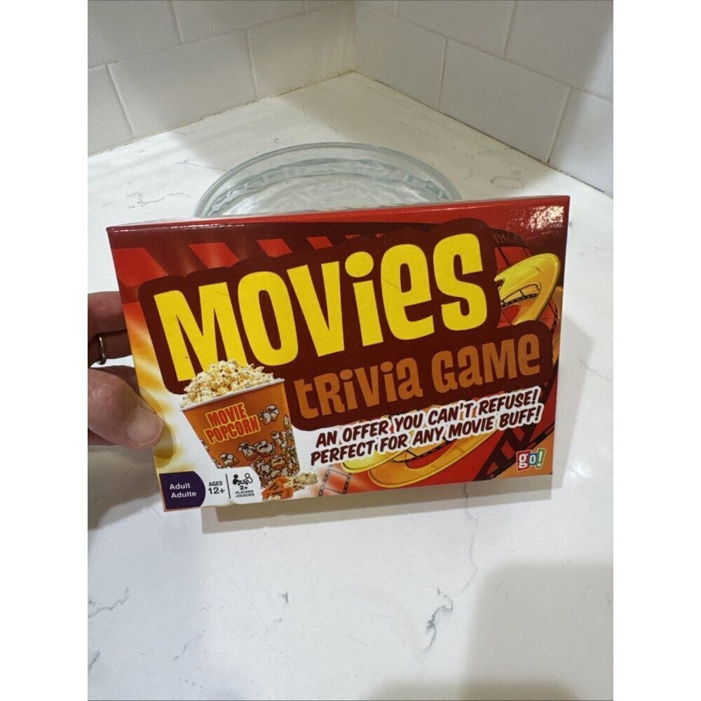 Movies Trivia Game Outset Perfect for Movie Buffs Portable 220 Cards